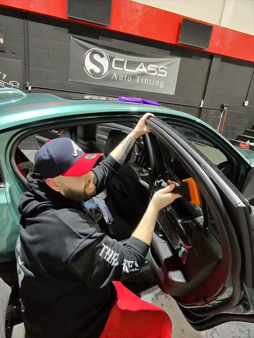 State of Exotic Cadillac CT5-V window tint behind the scenes